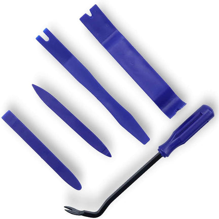Kit Espatulas Para Desmontar Interiores Azul 5 Piezas