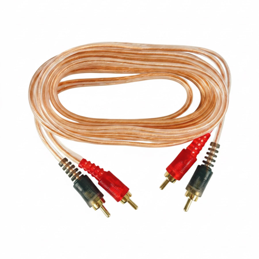 Cable Rca De 3 Metros 100% Cobre Audioblack
