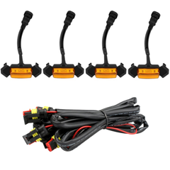 Luz Led Decorativa P/parrilla Tipo Raptor 4pza C/control