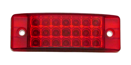 Plafon Lateral Universal 21 Led Estrobo Rojo