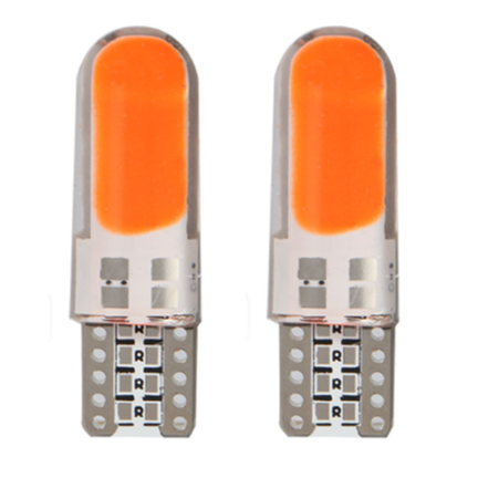 Focos Led T10 Pellizco Gel Rojo