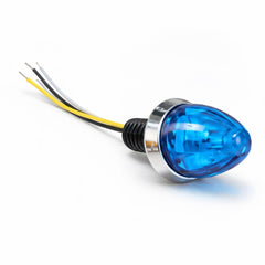 Plafon Led Mini Watermelon Azul Fijo Y Estrobo Bolsa 10 Pza