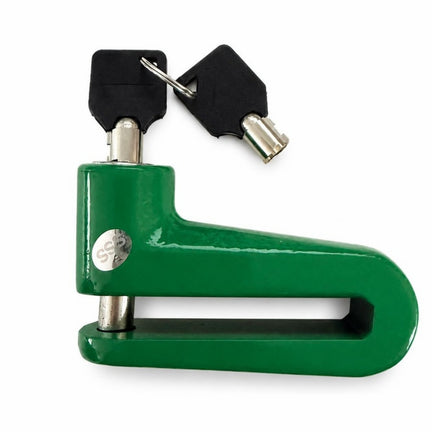 Candado De Disco P/moto Reforzado Verde Neon