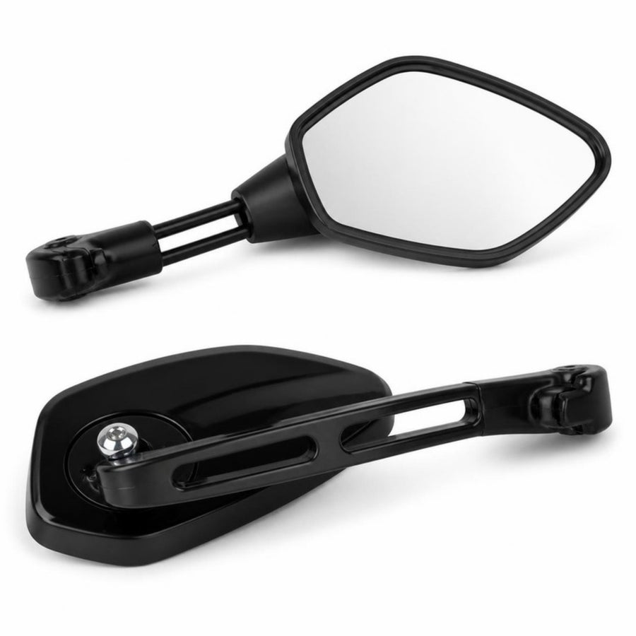 Espejos P/moto Yamaha Fz-s Ajustables Negro C/kit Tornillos