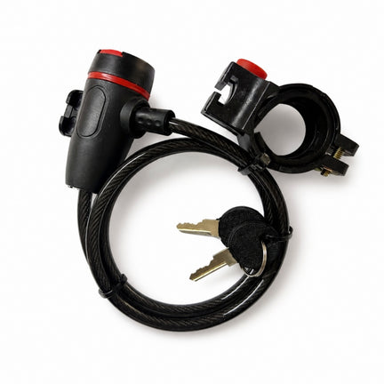 Cable Candado Antirrobo P/moto 6mm X 90cm