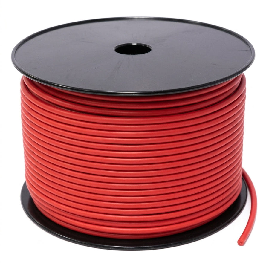 Cable Instalacion Calibre 18 Rojo Rollo 100 Mts.